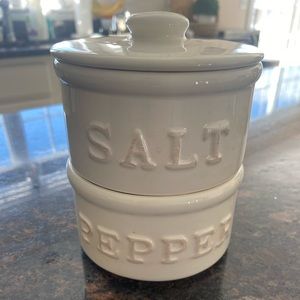Farmhouse Salt & Pepper Glass Jars